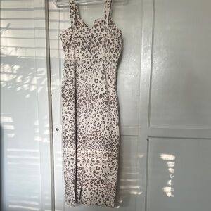 Anthropologie-Current Air Animal Print romper